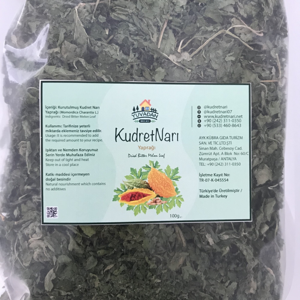 Dried Green Bitter Melon Leaf 100gr Yuvadan